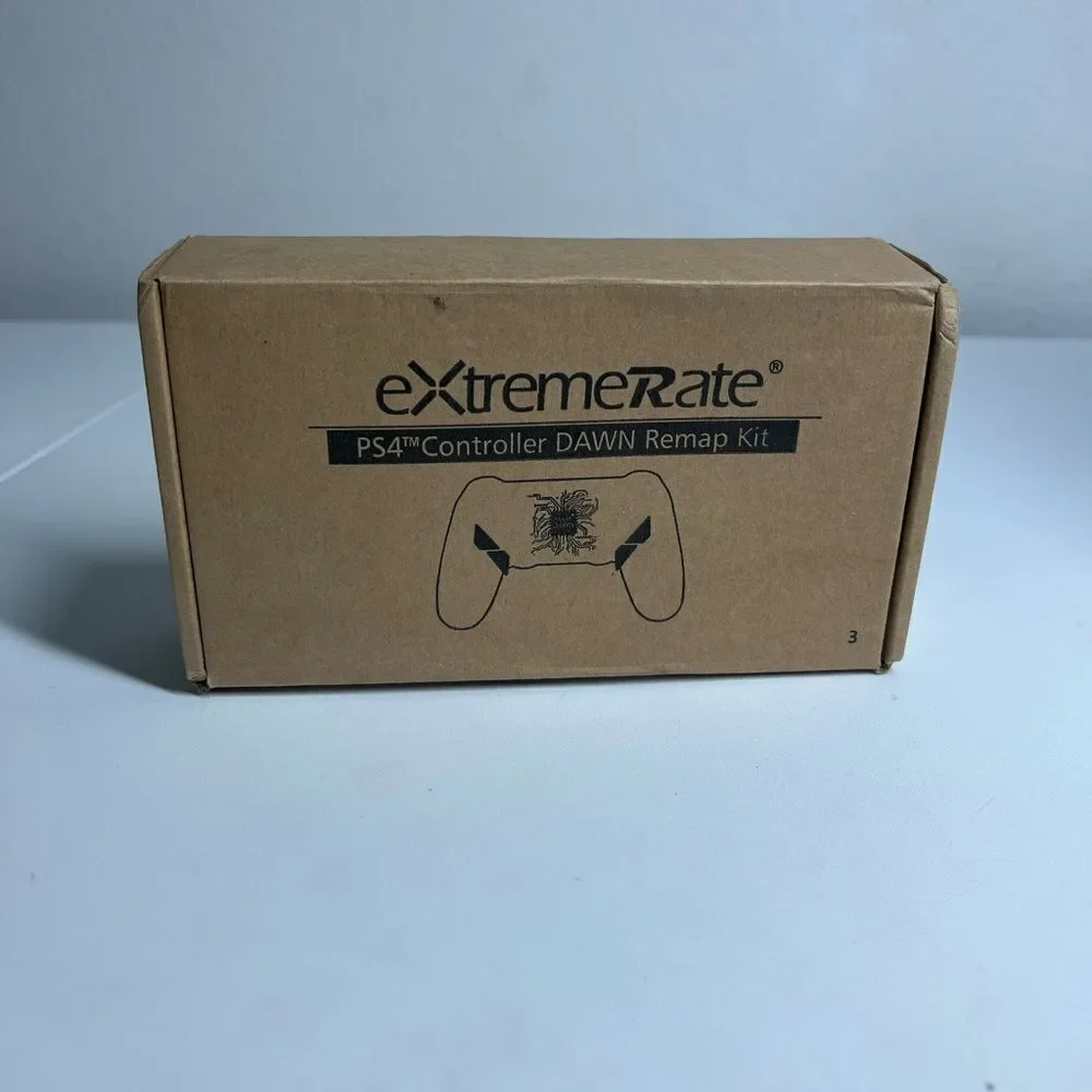 XtremeRate White Dawn Programable Remap Kit for PS4 Controller & 4 Back